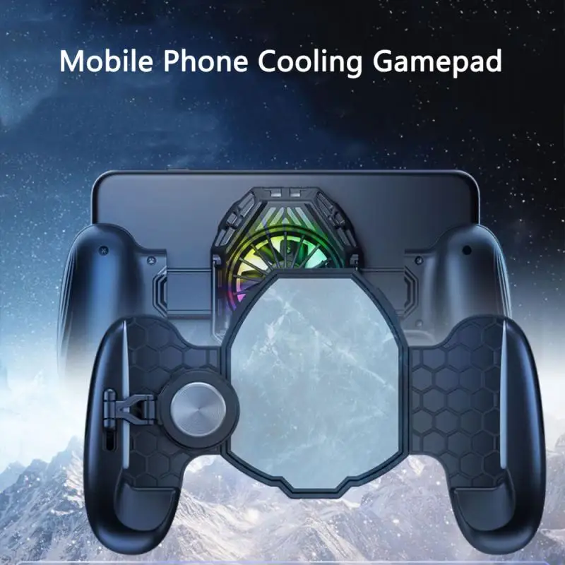 

Cell Phone Cool Heat Sink Mobile Phone Cooler Foldable Phone Holder For Iphone/xiaomi/samsung Mobile Phone Radiator