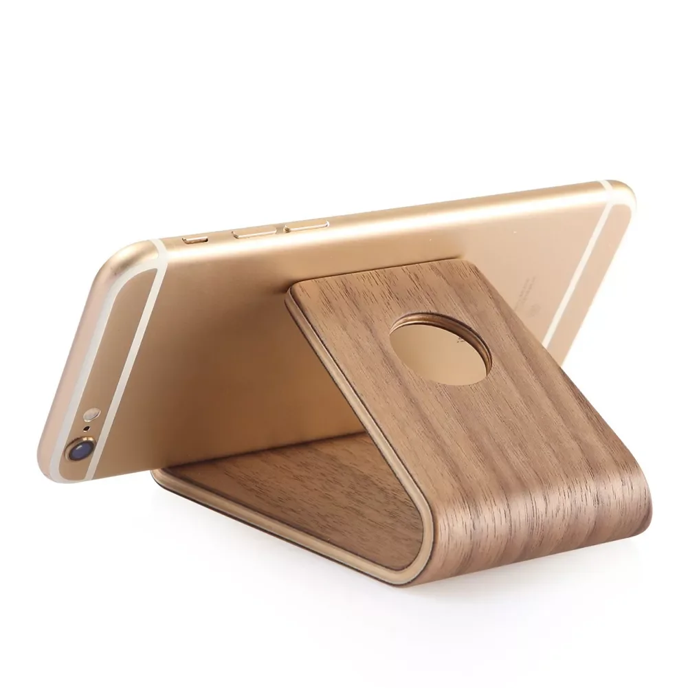 

Universal Wooden Stand Phone Holder Bamboo Wood Stand Holder for iPad for iPhone Watch 7 8 for S8