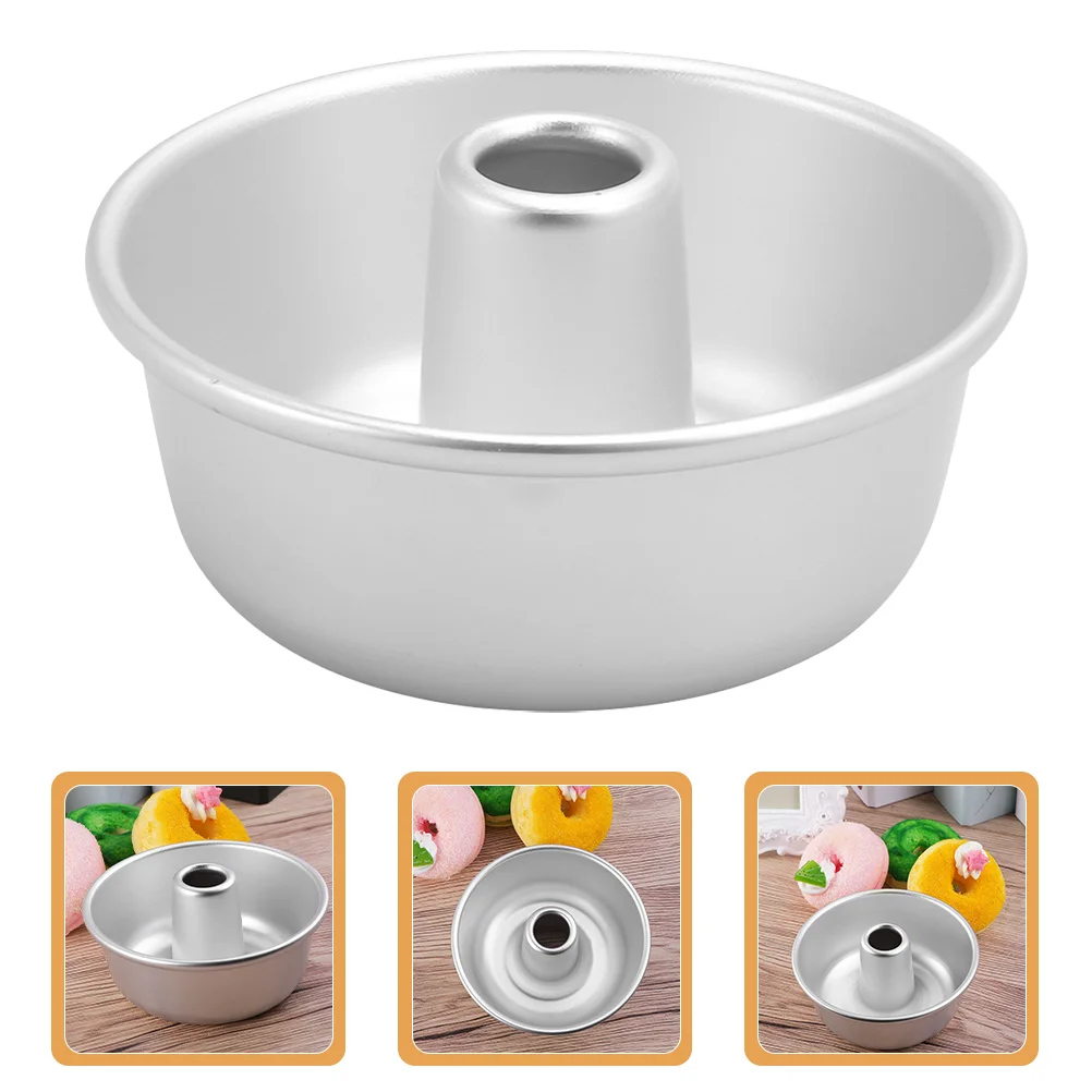 

Angel Food Cake Pan Non-Stick Chiffon Tube Pan Aluminium Alloy Donut Mold Doughnut Baking Pans Muffin Pan Oven Baking Tin