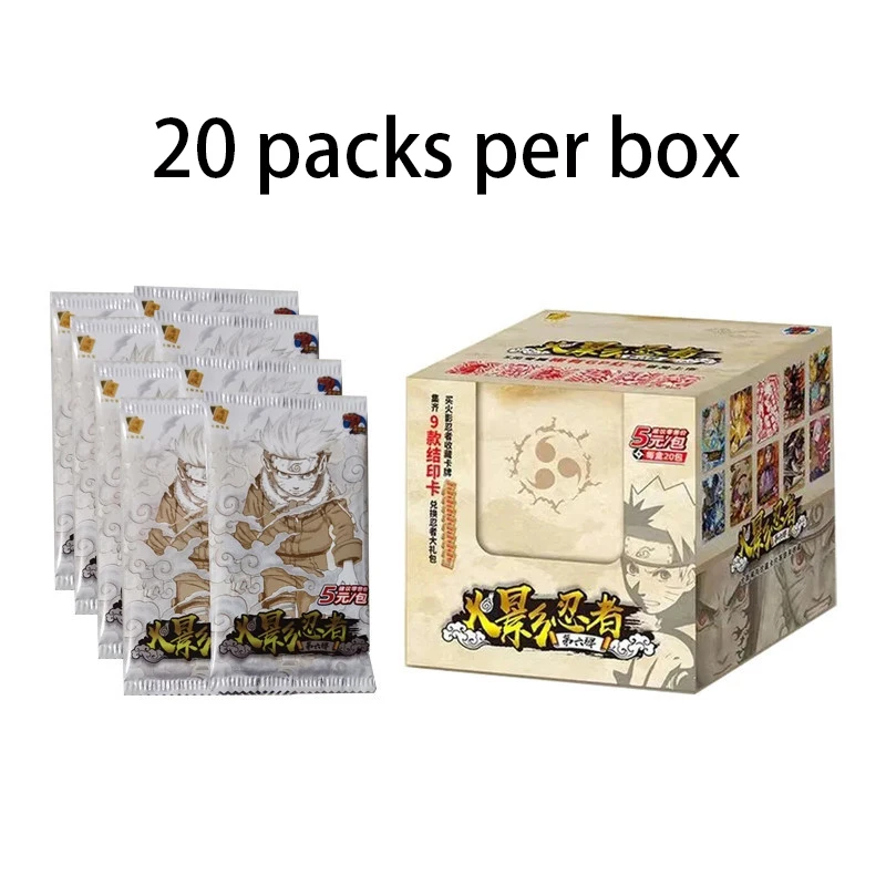 Оригинальная коллекция открыток Наруто Sasuke Naruto персонажей из аниме настольные