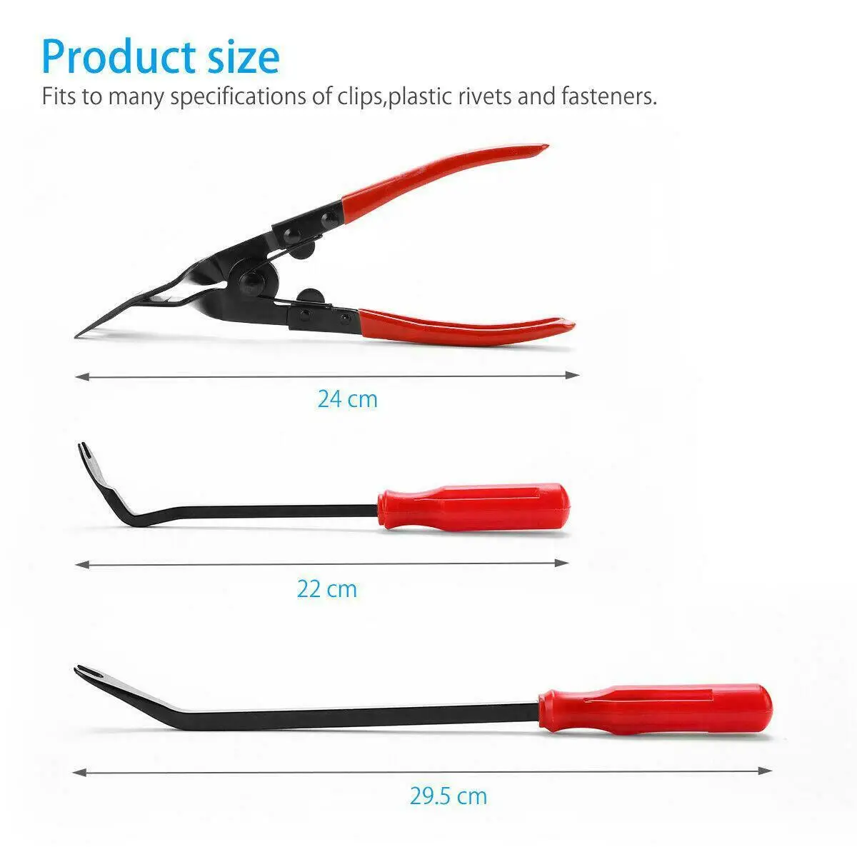 

Handheld Removal Pliers Tools 9.25 inches Auto Door Panel Fastener Set Supplies