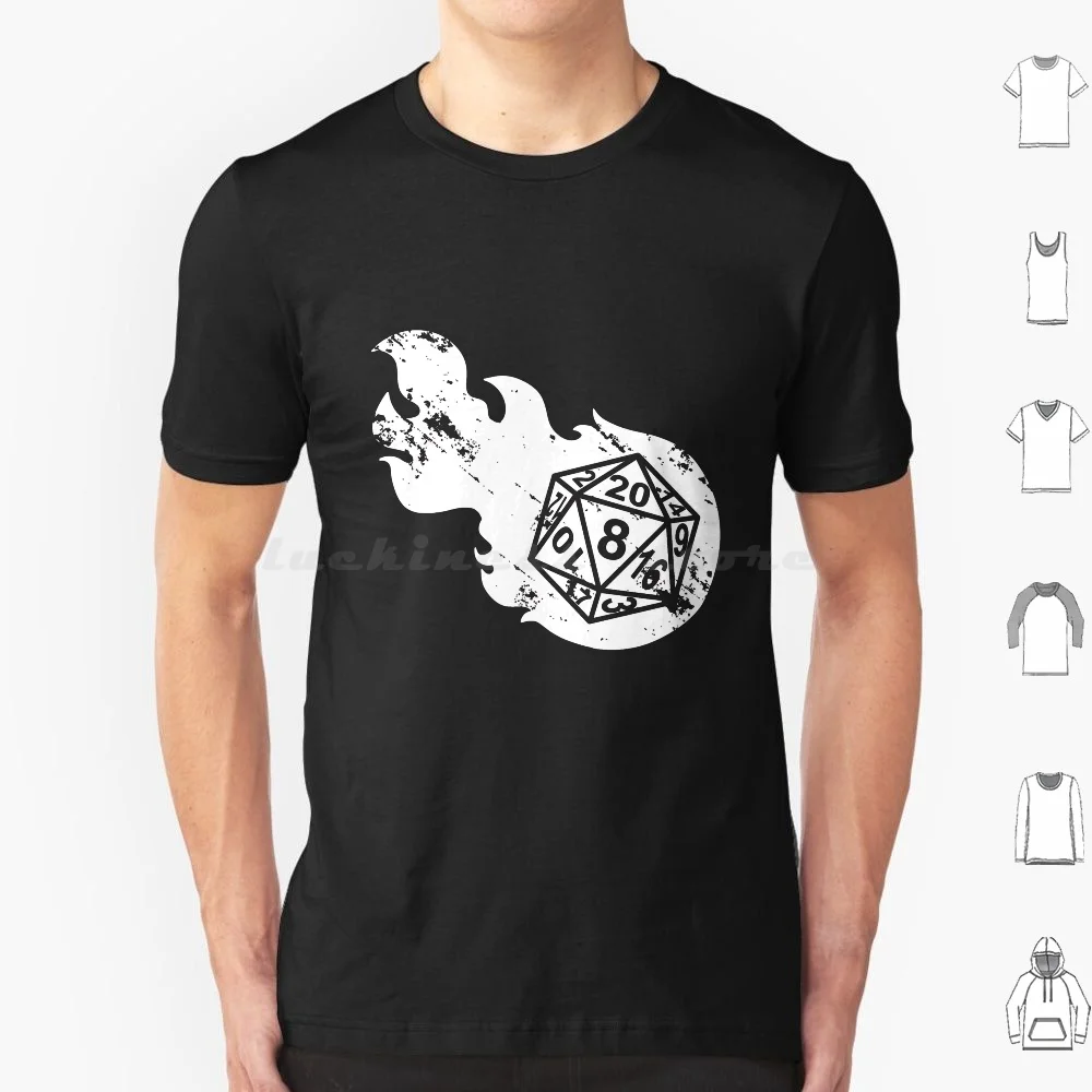 

Футболка D20 для ролевых игр, крутая хлопковая Футболка 6Xl, для настольных игр и ролевых игр для девочек D, D20, для ролевых игр