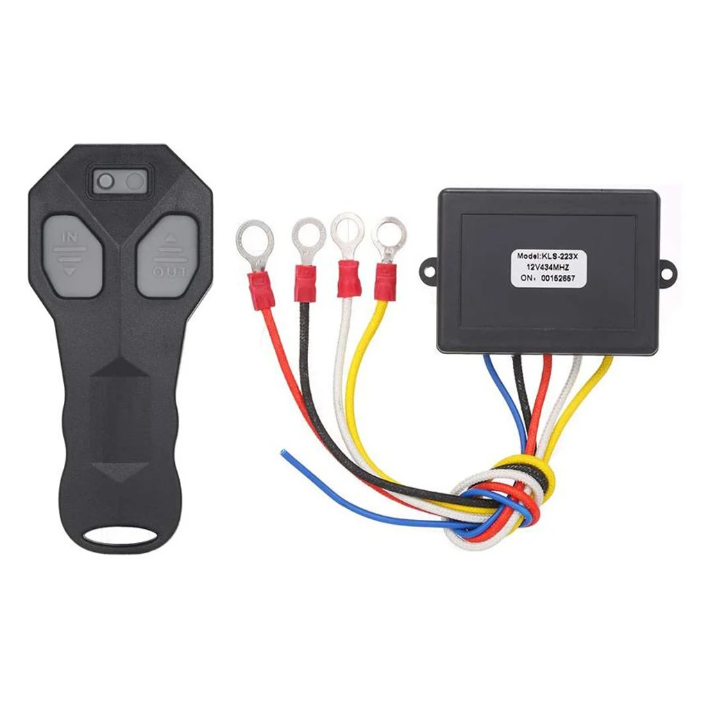 

Universal DC 12V Truck ATV Winch Remote Control Kit Wireless Winches Controller Set Automotive Automobile Accessories