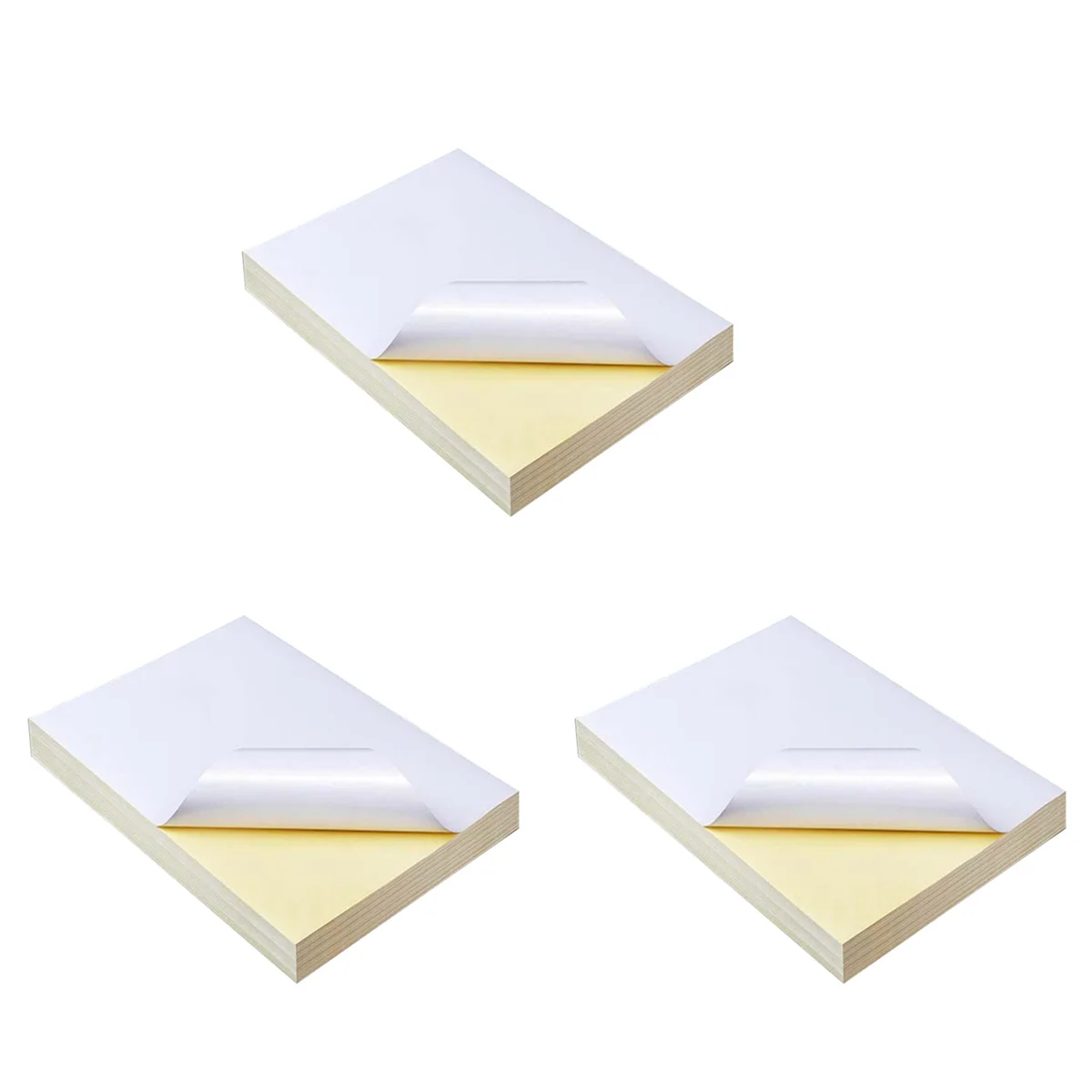 Белая самоклеящаяся Водонепроницаемая наклейка А4 на 150 листов этикетки