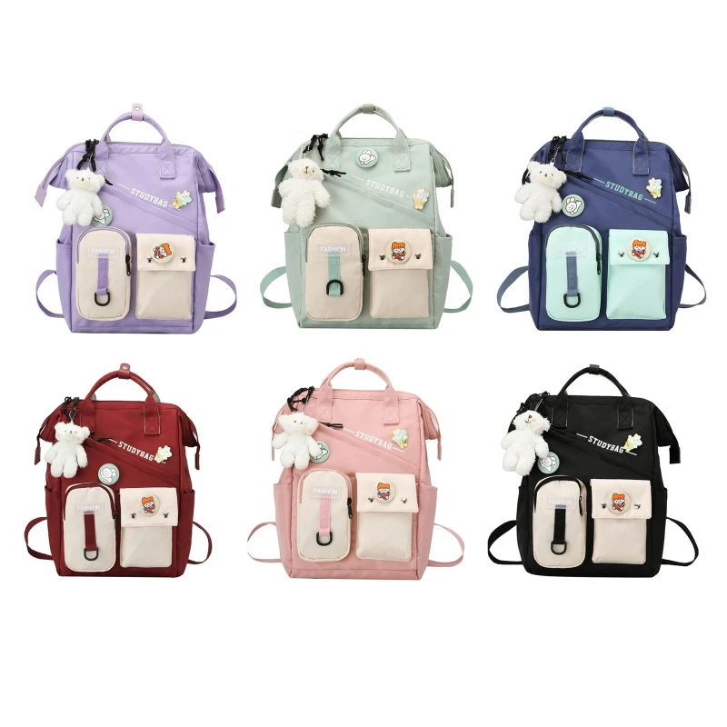 

M6CC Kawaii Backpack Harajuku Rucksack for Teen Girls School Bag Cute Student Daypack Bookbag