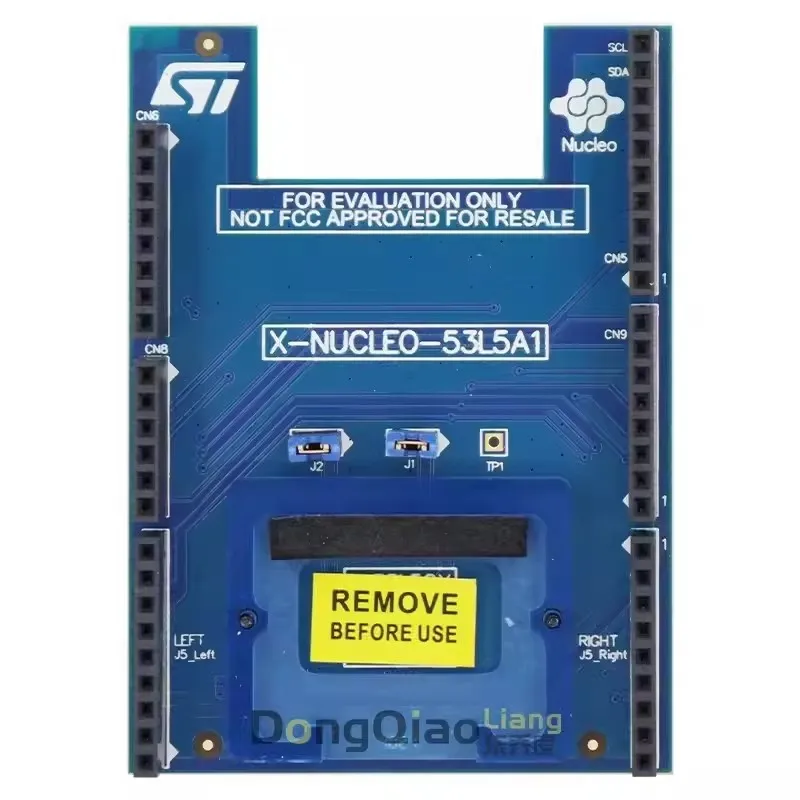 Комплект разработки P-NUCLEO-53L5A1 содержит датчики дальности X-NUCLEO-53L5A1 и NUCLEO-F401RE VL53L3CX.