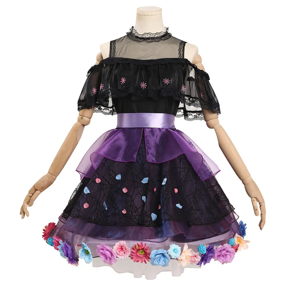 

Isabella Cosplay Costume Witch Dress Outfits Halloween Carnival Suit