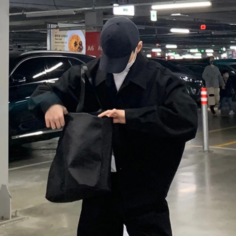 IEFB мужские куртки в корейском стиле повседневные однобортные свободные