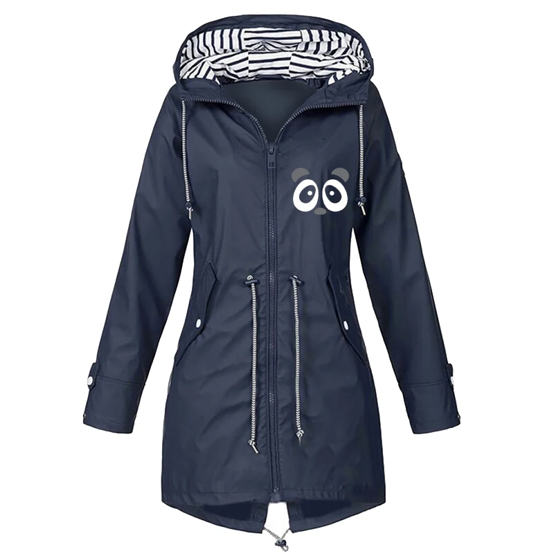 

Женский водонепроницаемый плащ с принтом милой панды