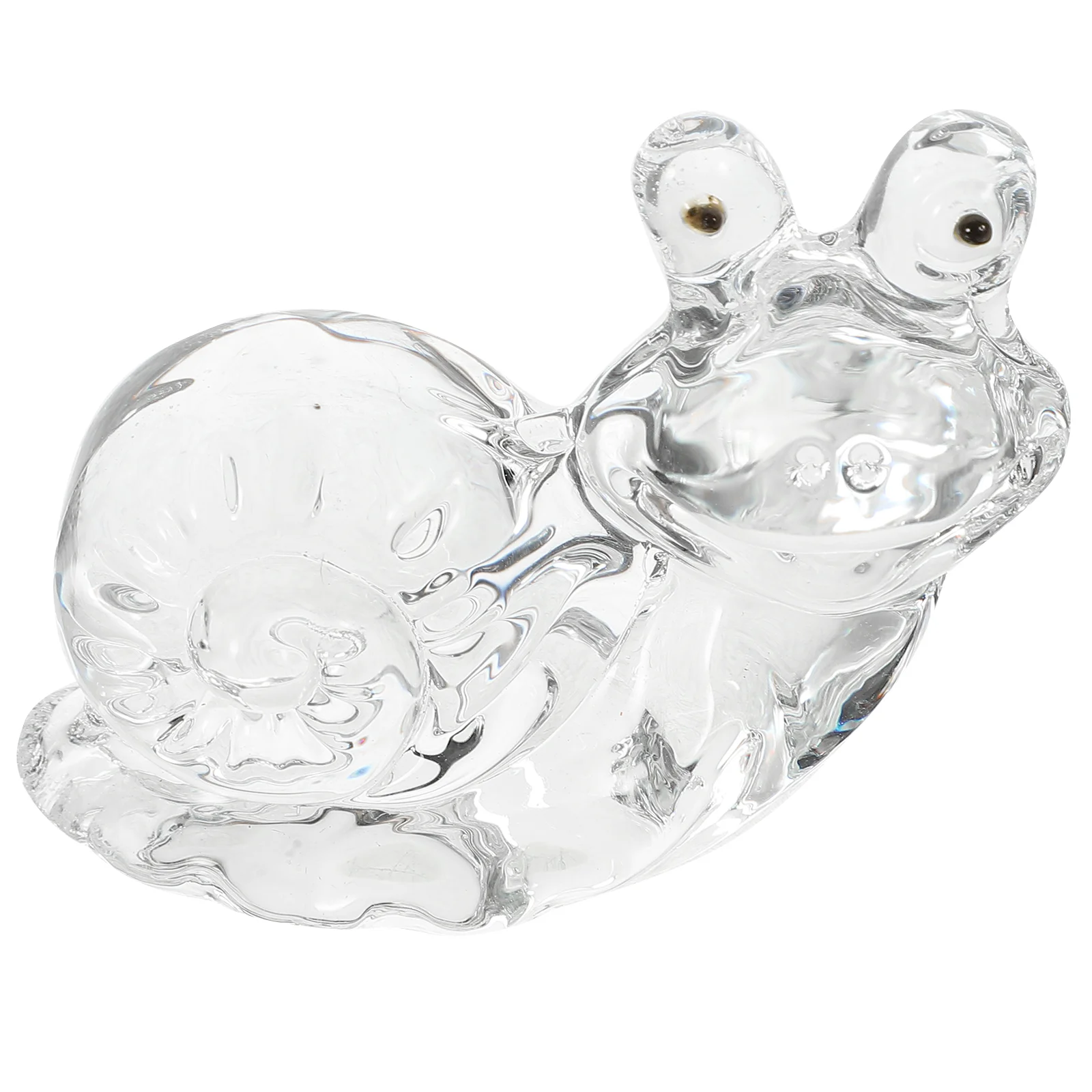 

Crystal Mini Snail Statue Glass Snail Figurines Collectibles Animal Paperweight Miniature Glass Art Snail Home Office