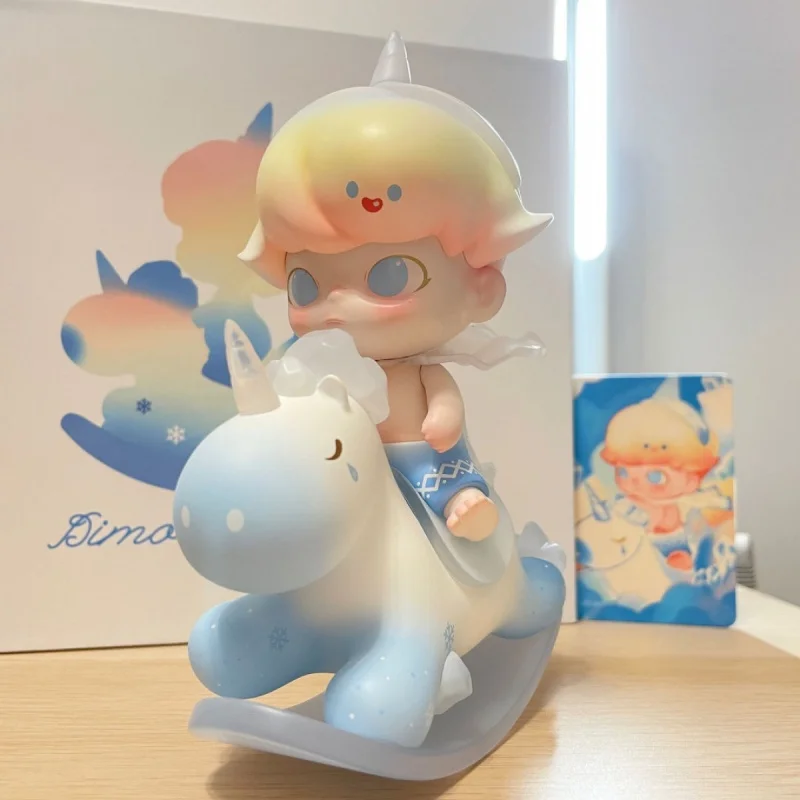 Dimoo обрабатывается качающейся малышом кавайная аниме экшн-фигурка украшение