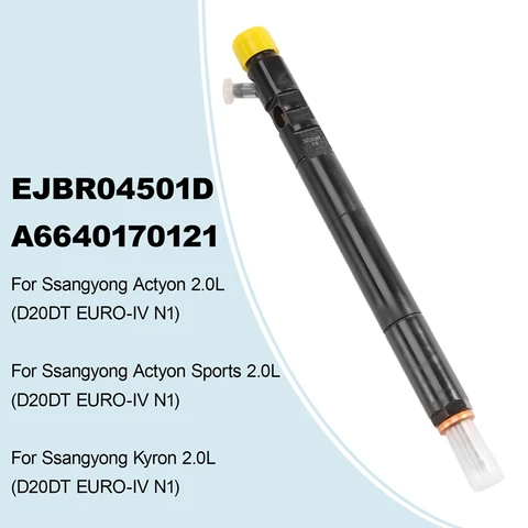 Новинка, Форсунка для дизельного топлива CRDI EJBR04501D/A6640170121, Форсунка для Ssangyong Actyon Kyron 2,0 л Xdi EURO, 4 части