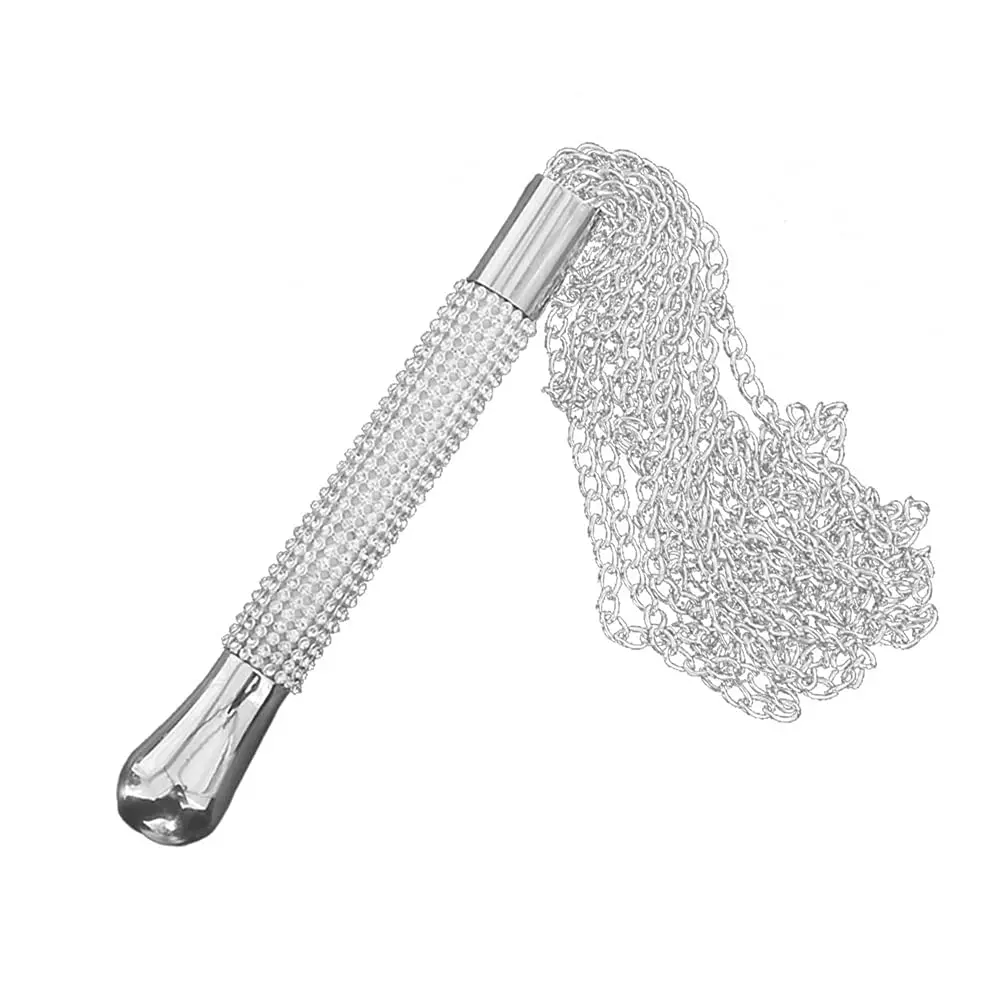 Металлическая Бриллиантовая ручка на цепочке кнут для лошадей пар взрослые