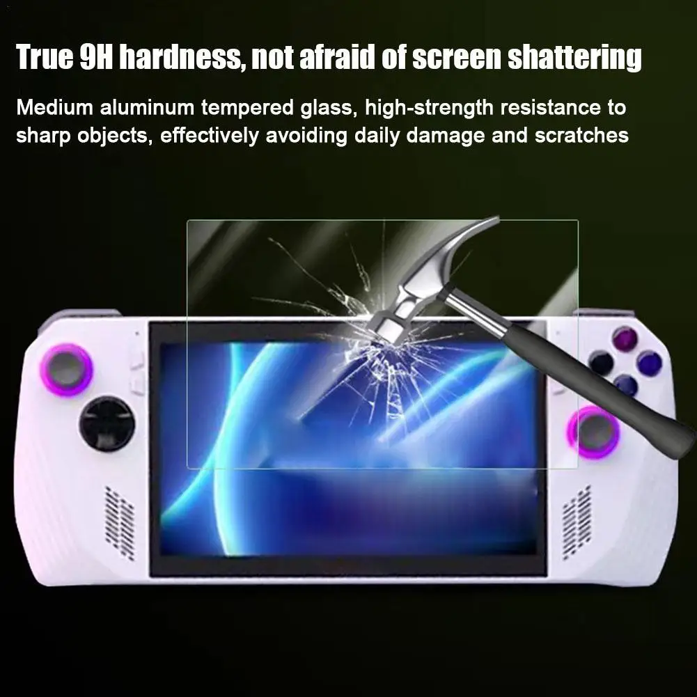 

Screen Protector For Rog Ally Tempered Glass Screen Protector Bubble Free Screen Protector for Rog Ally Handheld Game