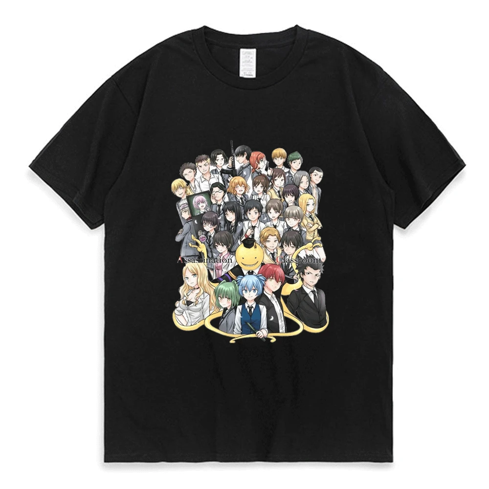 

Assassination Classroom Anime Koro Classic T-Shirt for Men Women 2022 Summer New Oversized T-Shirts Student Short Sleeves Tees