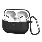 Чехол Airpods Pro с брелоком силиконовый чехол защитный чехол для Apple Air Pods Pro Аксессуары для наушников кожаные чехлы