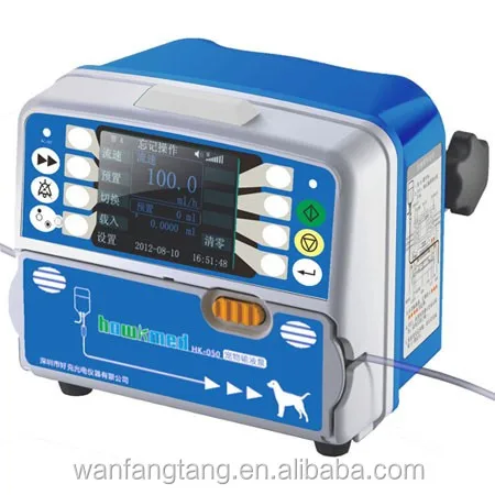 

HK-100 Infusion Pump Small Blue Durable HK Examination Therapy Equipments