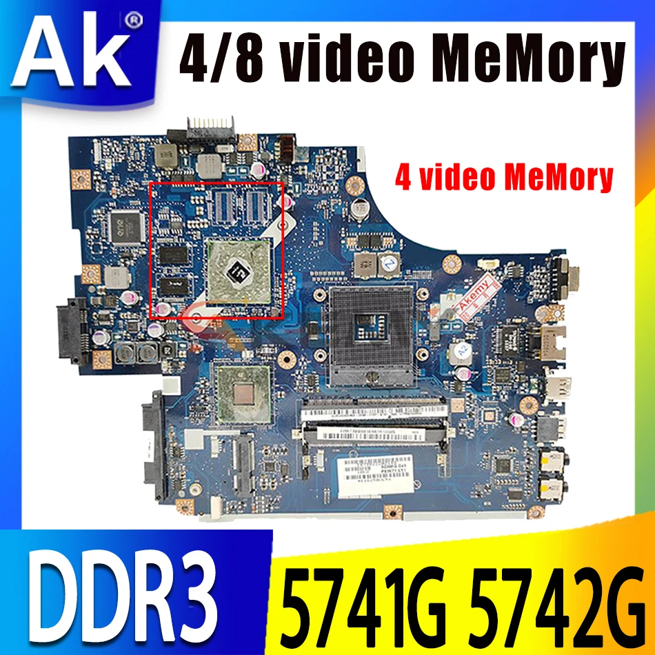 

5742G LA-5891P motherboard For Acer aspire 5741G 5742G laptop Motherboard mainboard LA-5893p LA-5894P