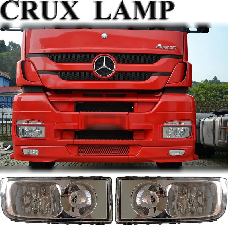 1 PCS 24V Head Lamp Fit For Mercedes Benz AXOR 3344 2533 2544 Truck Head Light 9408200261 9408200161