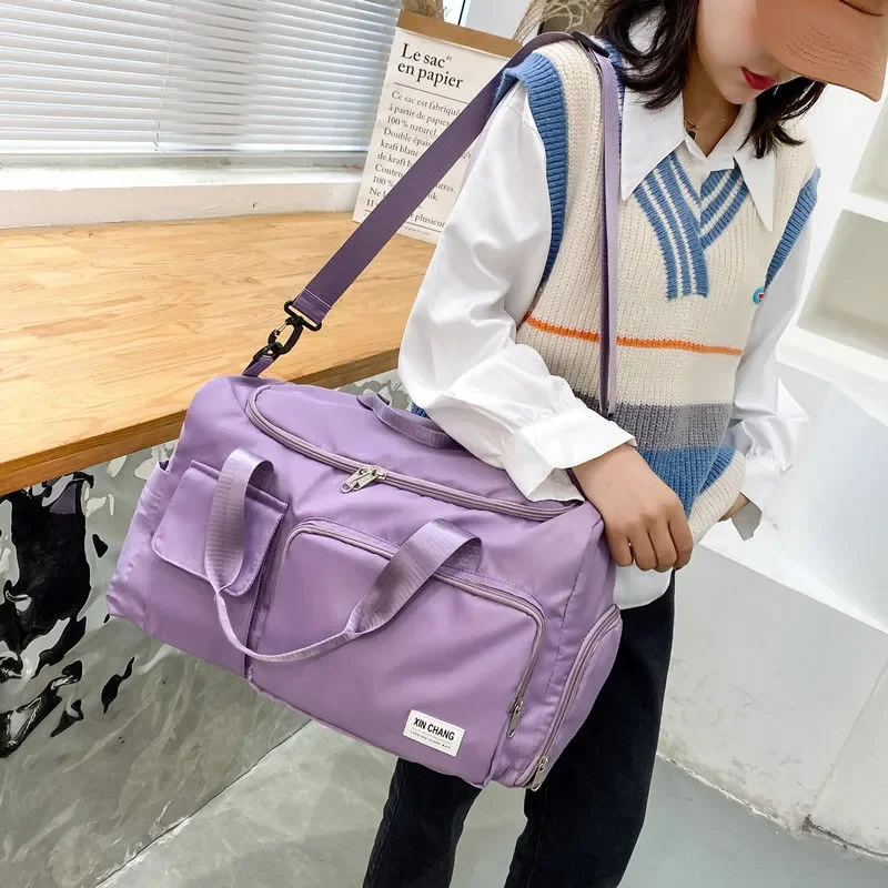 Fashion Women Men Gym Bags Large Capacity Fitness Duffle Yoga Mat Bags Training Travel Backpack High Quality Sports Handbags