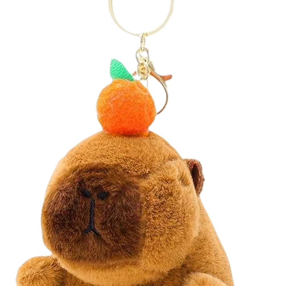 Хвост виляет капибара плюшевый брелок игрушка кулон милая реалистичная мягкие