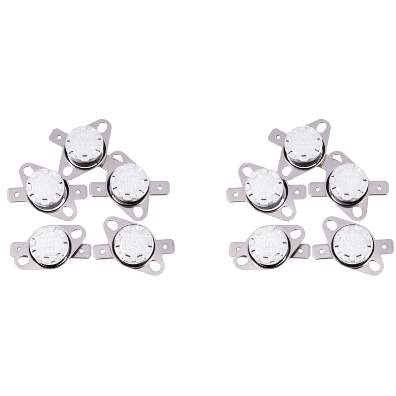 

10 X KSD301 Temperature Switch Thermostat 250V 10A 140 Celsius N.C.