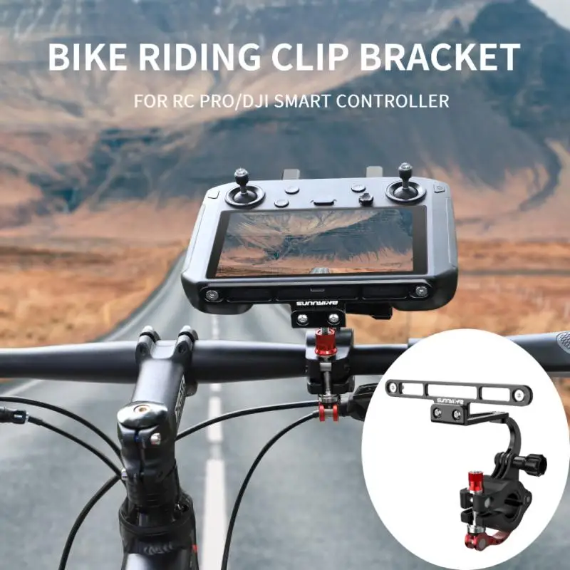 

Remote Controller Bicycle Clip Holder Aluminum Alloy Cycling Clip Bike Clip Bracket Set Durable Motion Camera Accessory