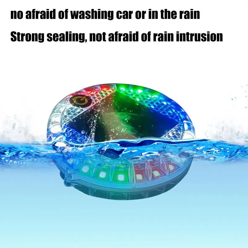 Предупреждающая лампа солнечная противоударная для автомобиля