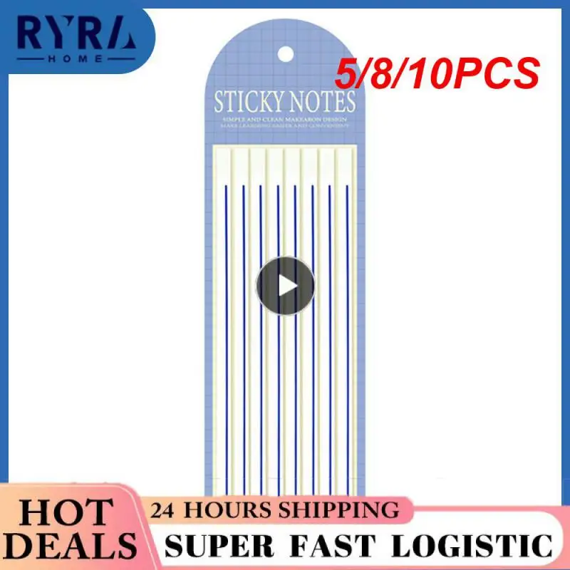 

5/8/10PCS Transparent N Times Post Waterproof Strong Viscosity Sticky Notes Self-taught Scale Firmer School Office Tool