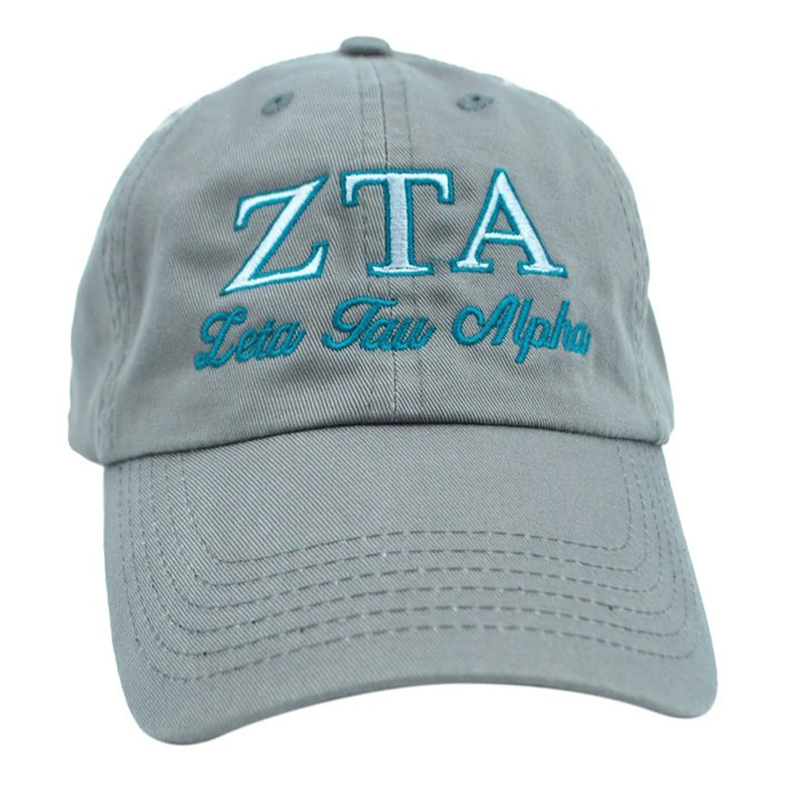 

Zeta Tau Alpha hat Fashion printed letters sun protection cap