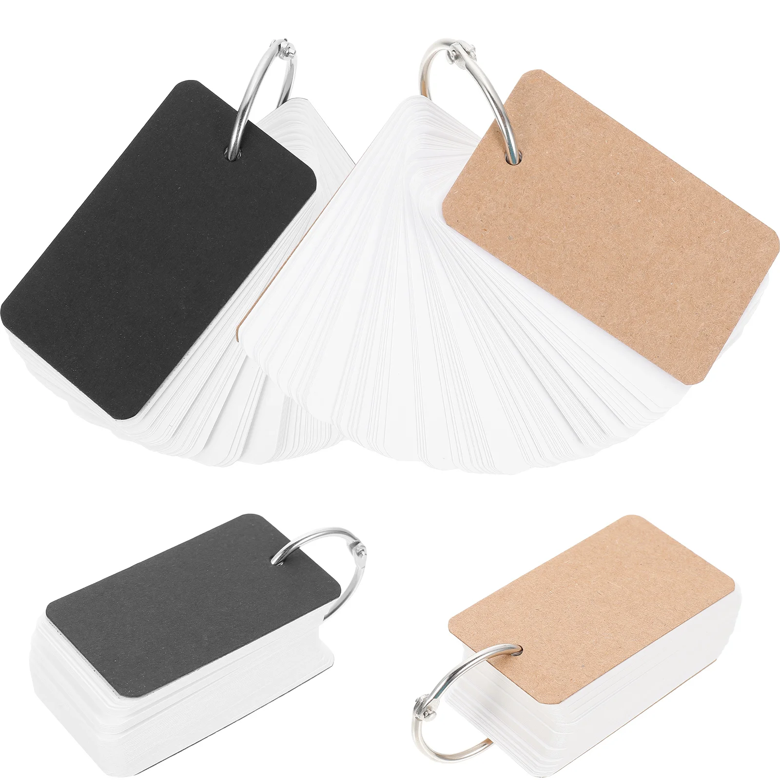 

Kids Flash Cards Blank Card Customizable Cards Office Game Note Hole Punched Studying Flash Memory