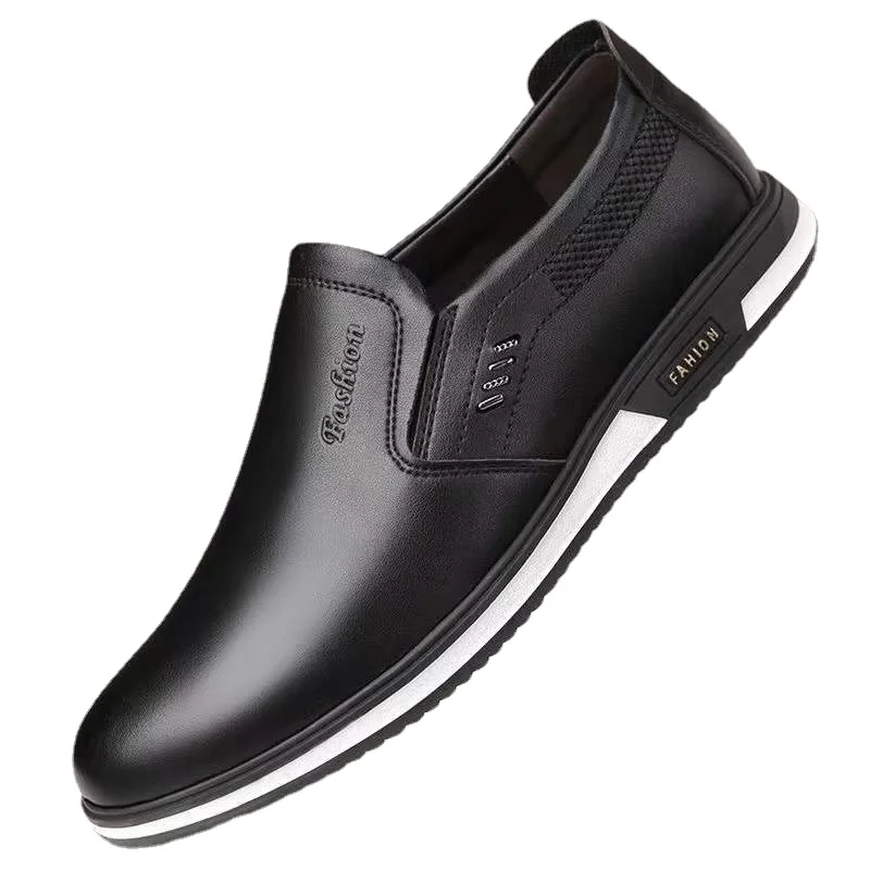 

L34 Men's Leather Casual Shoes Boutique Men's Shoes 2022 New Casual Soft Leather Versatile Breathable Shoes Men's Fashion Shoes