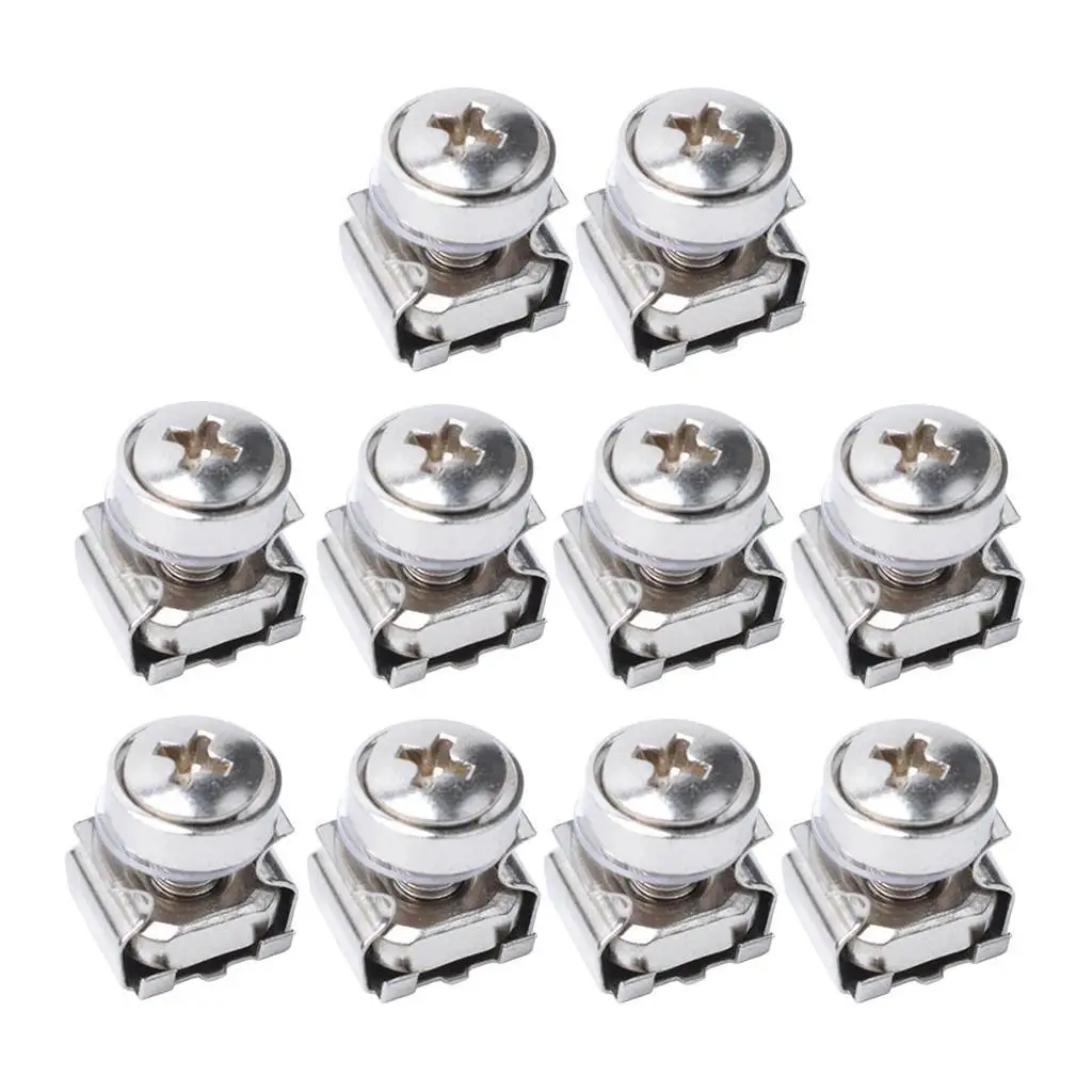 

2/3 10 шт/партия-M6*20 крепление для стойки гайки и винты с шайбами-Квадратные зажимы