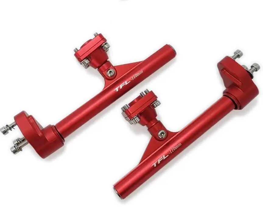 TFL 4.76mm Twin Dynamic Model of Catamaran Hanger Mouse Tail with Fixed Seat Shaft Bracket Bearing Version
