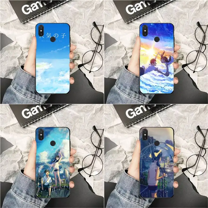 

Weathering With You Phone Case For Xiaomi 11 10 12Spro A2 A2lite A1 9 9SE 8Lite 8explorer F1 Poco 12S Ultra Cove