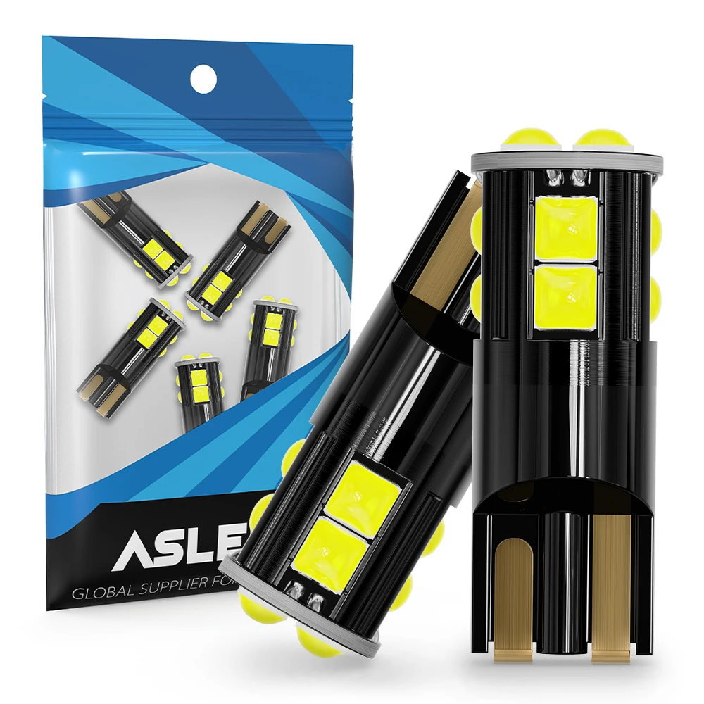 2 шт., автомобильные лампы W5W 3030 3D 10SMD 2 шт., автомобильные лампы W5W 3030 3D 10SMD