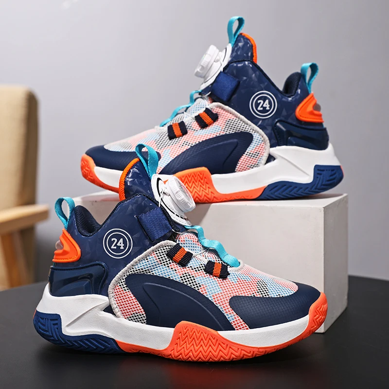Детская брендовая обувь для мальчиков Баскетбольная новинка 2023 детская