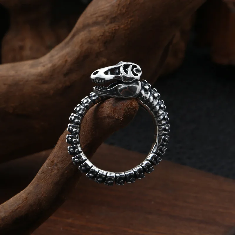 

Vintage Dinosaur Skeleton Rings for Women Men Trendyr Accessories Jewelry Gifts