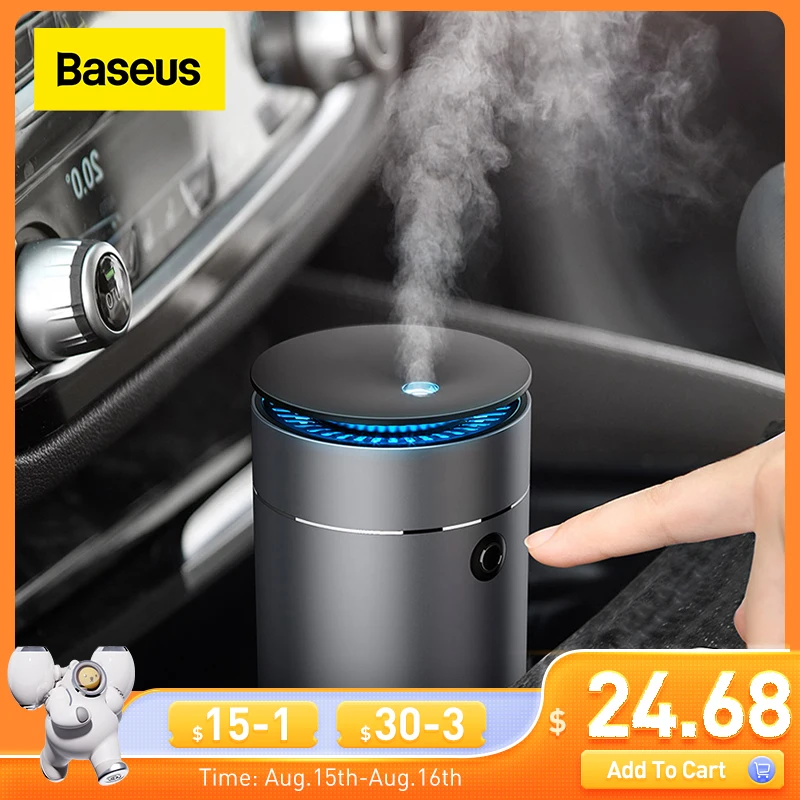 

Baseus Car Air Freshener Humidifier Auto Purifier Aromo with LED Light For Car Aromatherapy Diffuser Car Air Freshner Perfume