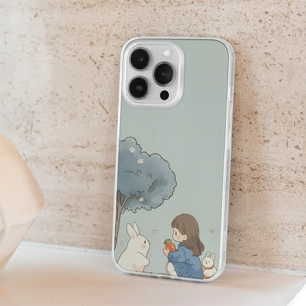 Чехол для мобильного телефона с рисунком иллюстрации IPhone 11 12 13 Pro Mini X XR XS Max 7 8 Plus