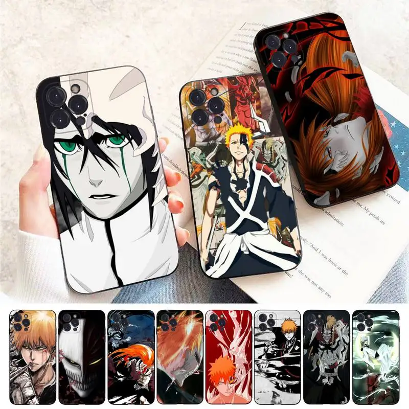 

Bleach Anime Kurosaki Ichigo Phone Case For iPhone 14 11 12 13 Mini Pro XS Max Cover 6 7 8 Plus X XR SE 2020 Funda Shell