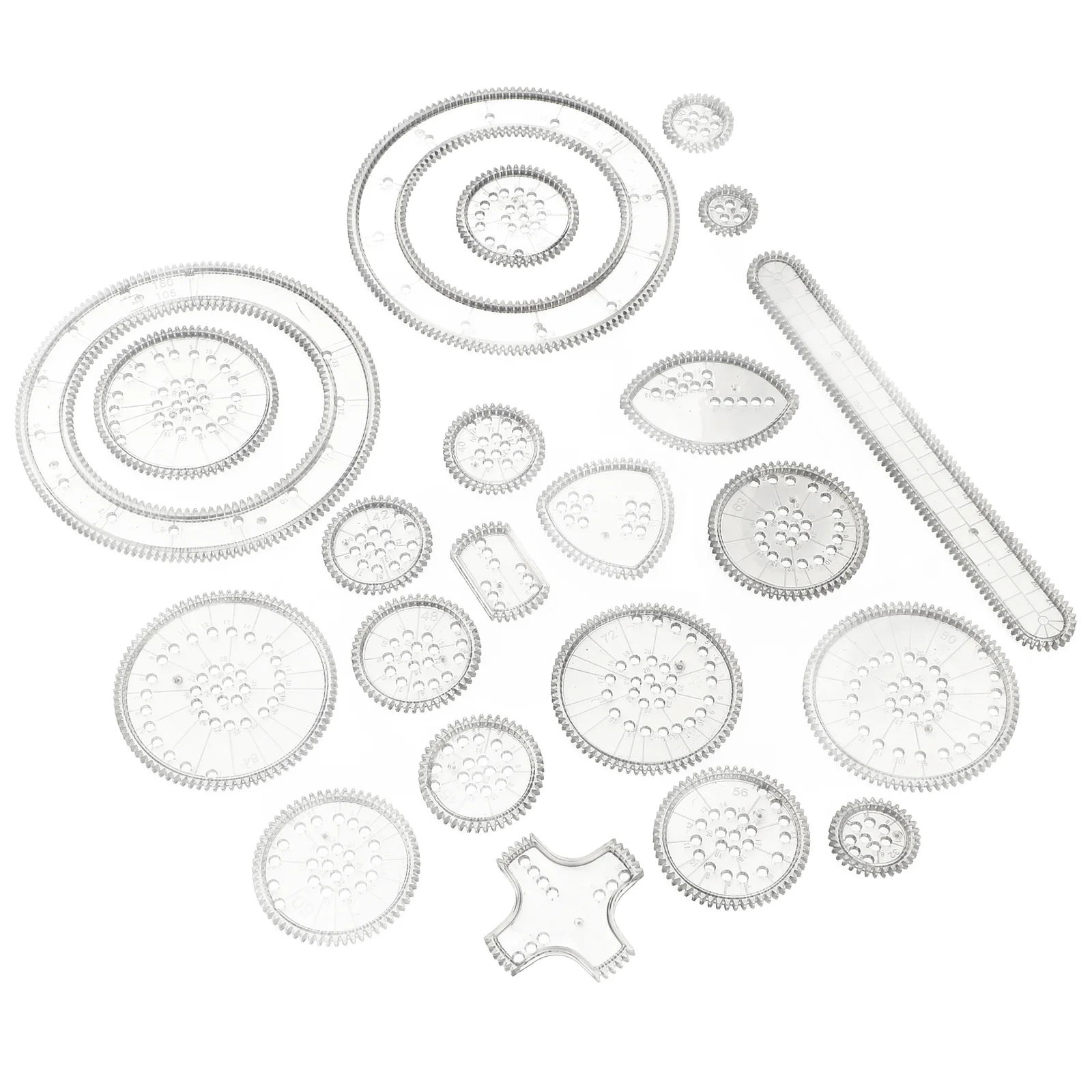 Круглая линейка для рисования трафареты инструмент мандалы детский красочный