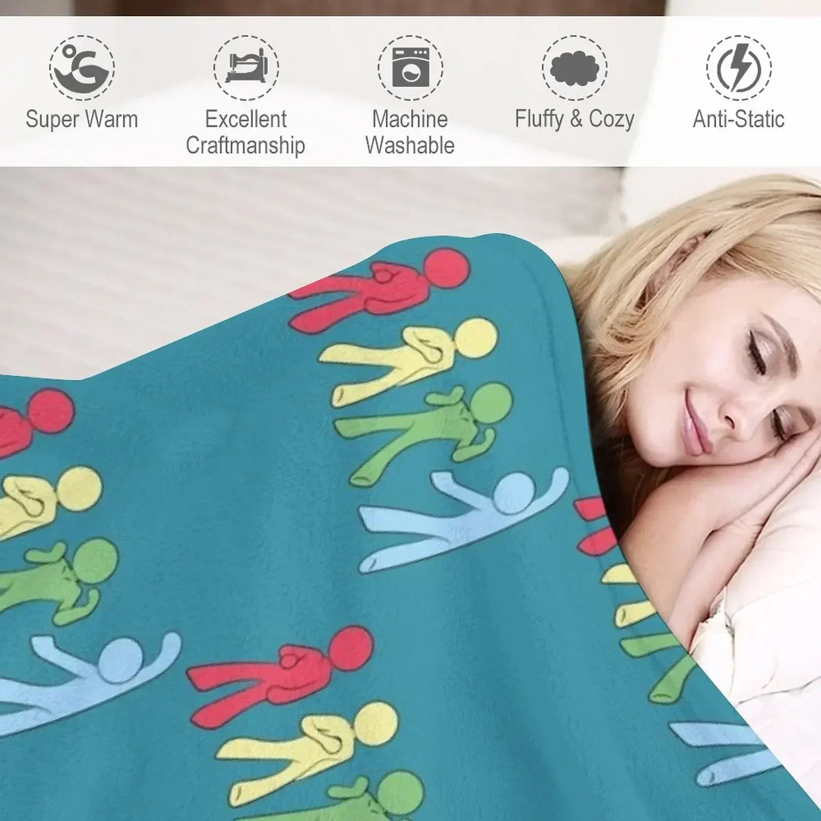 Игровое одеяло Alan Becker пушистые набивные дорожные одеяла