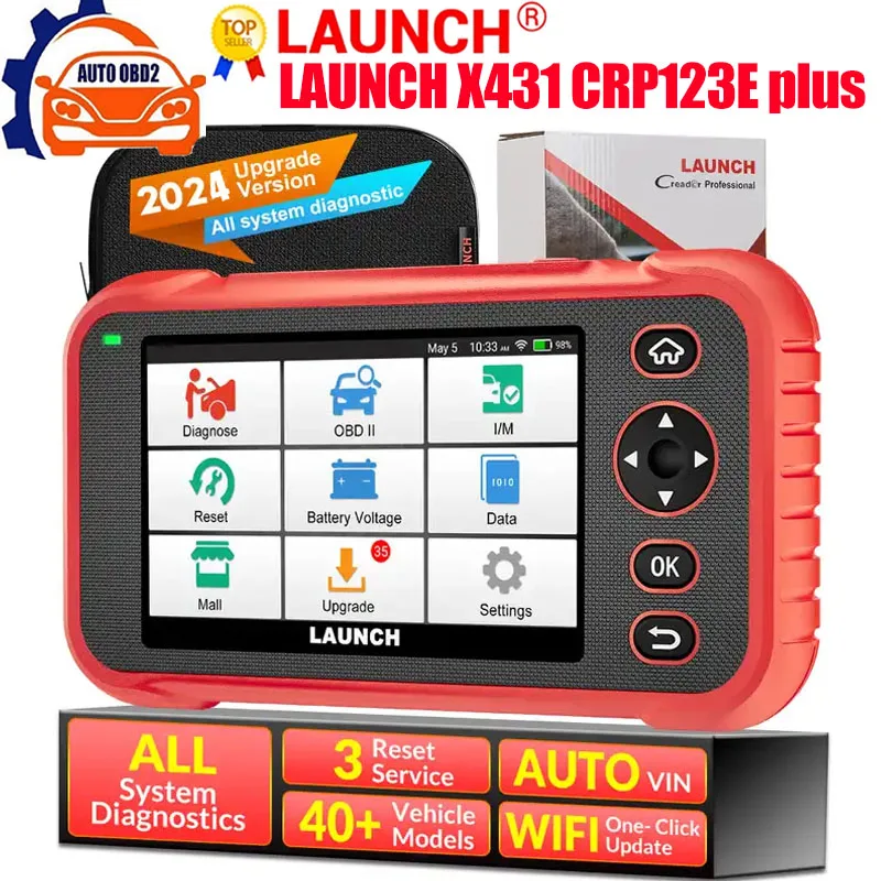 LAUNCH X431 CRP123E PLUS Автомобильные диагностические инструменты OBD2 Сканер Obd2 Двигатель