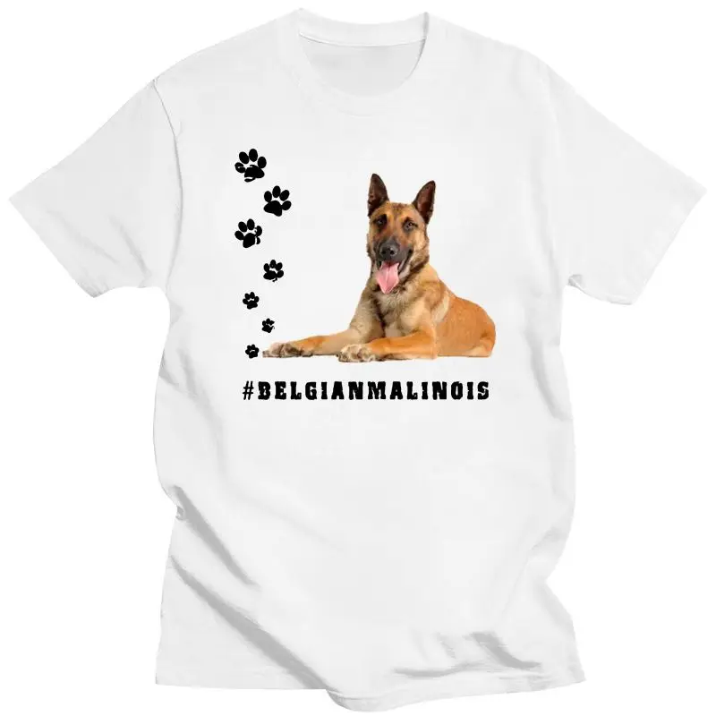 

2022 BELGIAN SHEPHERD MALINOIS Womens T Shirt Hashtag Tee Dog Breed Gift Print Pet