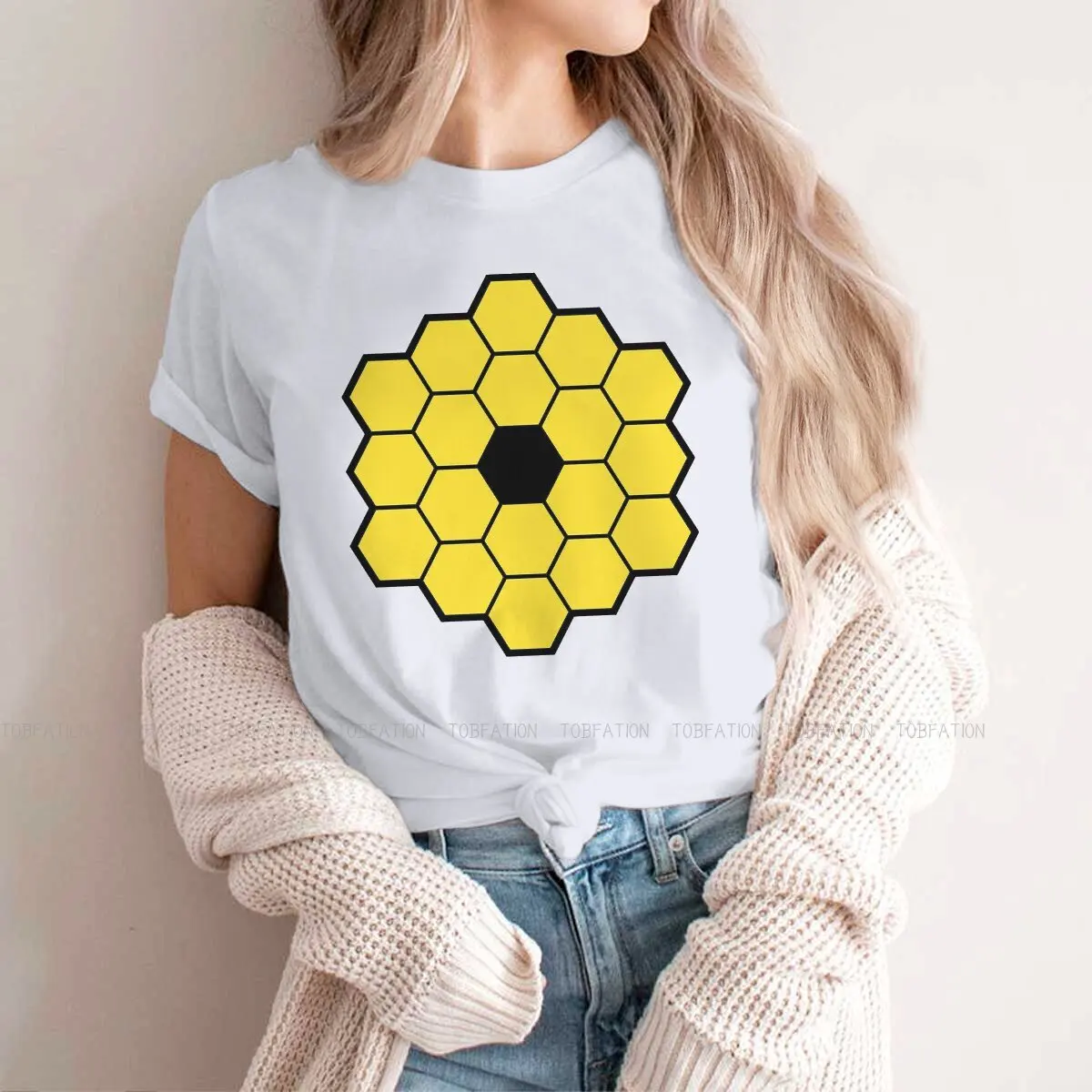 

James Webb Space Telescope JWST TShirt for Woman Girl 4XL Cute Basic Leisure Tee T Shirt High Quality Loose