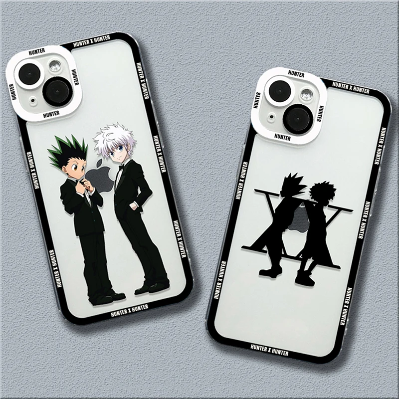 

Anime Hunter x Hunters Clear Phone Case For iPhone 14 13 12 11 Pro Max XS XR X 7 8 Plus SE 2020 2022 Mini Soft Shockproof Cover