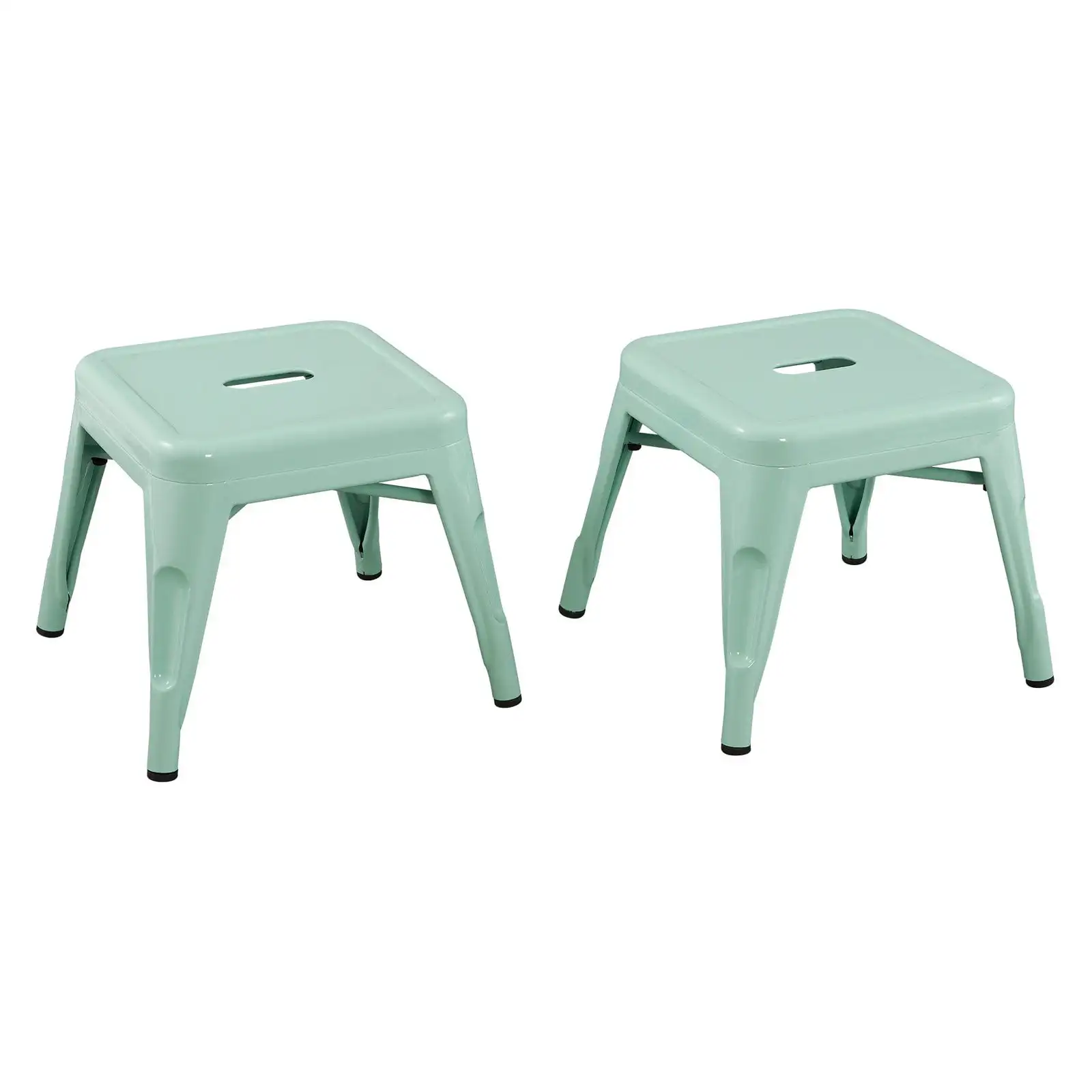 

Kids Mint Metal Stools Set of 2