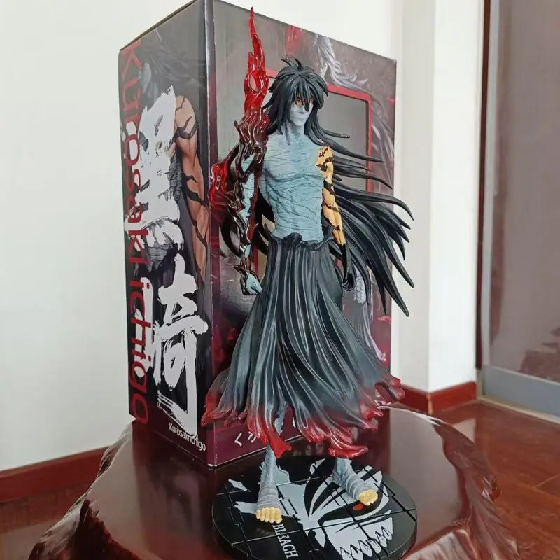 

Аниме фигурка из аниме «Блич» Ichigo Kurosaki Final Getsuga Tenshou фигурка из ПВХ Коллекционная Статуя Модель фигурка игрушки подарки