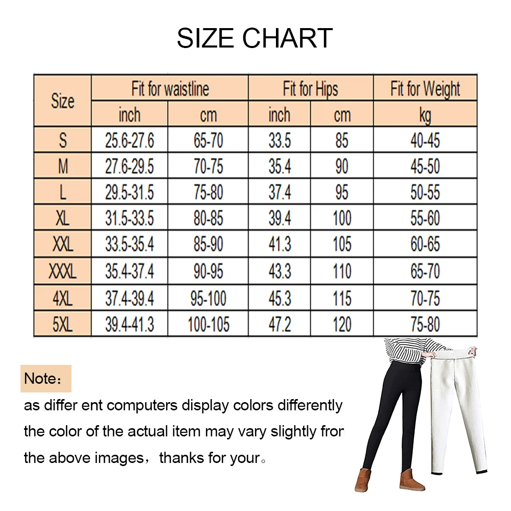 SEXYWG Women Winter Thicken Warm Leggings Female High Waist Thermal Leggings Plus Size Shapewear Tights Leggings